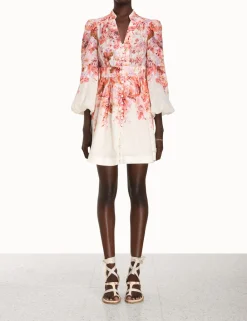 ZIMMERMANN Clothing<Devi Plunge Mini Dress