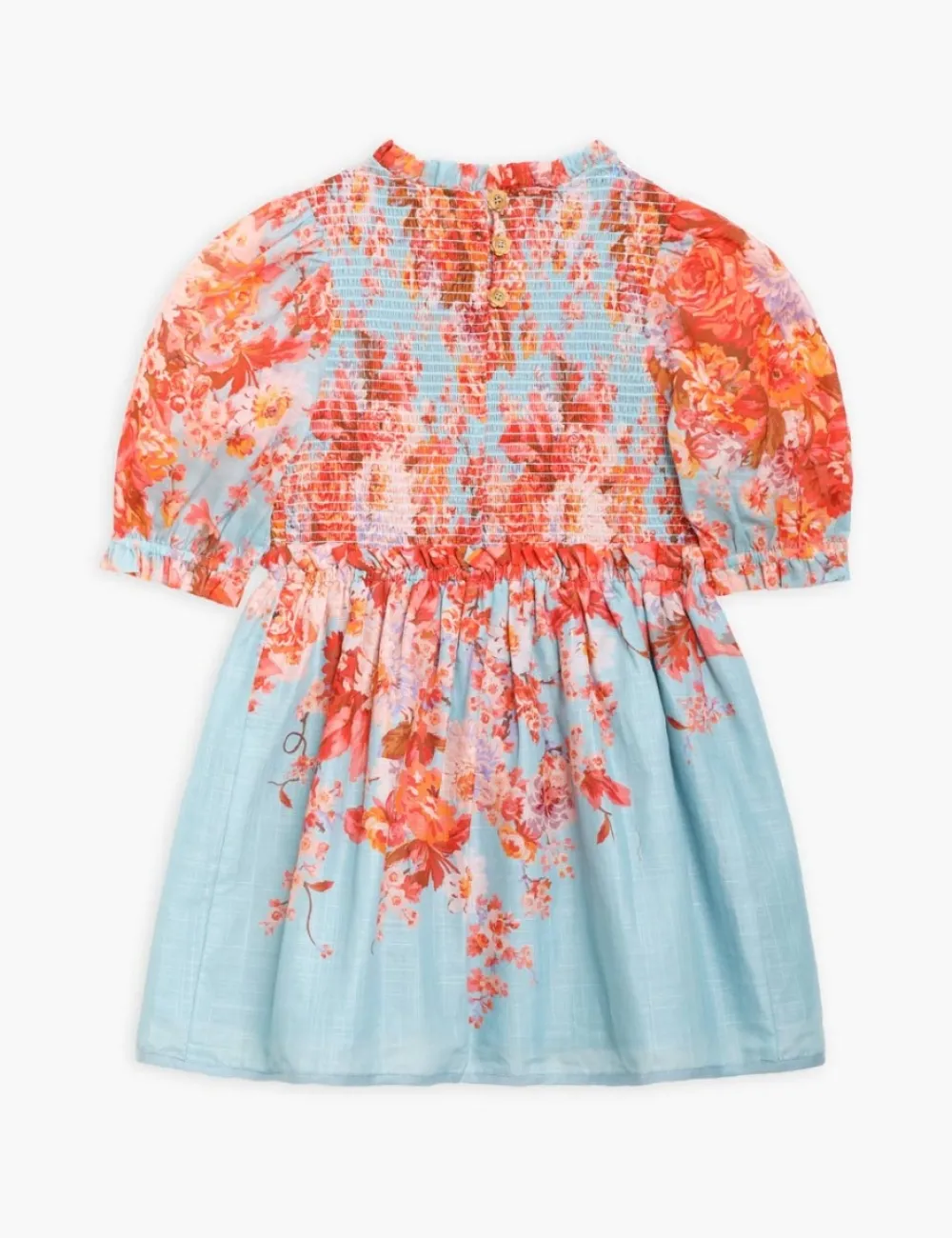 ZIMMERMANN Clothing<Devi Puff Sleeve Shirred Dress