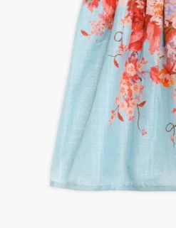 ZIMMERMANN Clothing<Devi Puff Sleeve Shirred Dress