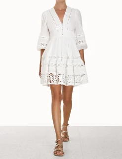 ZIMMERMANN Dresses & Coverups<Devi Spliced Billow Mini Dress