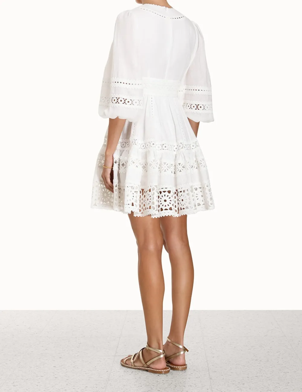ZIMMERMANN Dresses & Coverups<Devi Spliced Billow Mini Dress