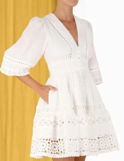 ZIMMERMANN Dresses & Coverups<Devi Spliced Billow Mini Dress