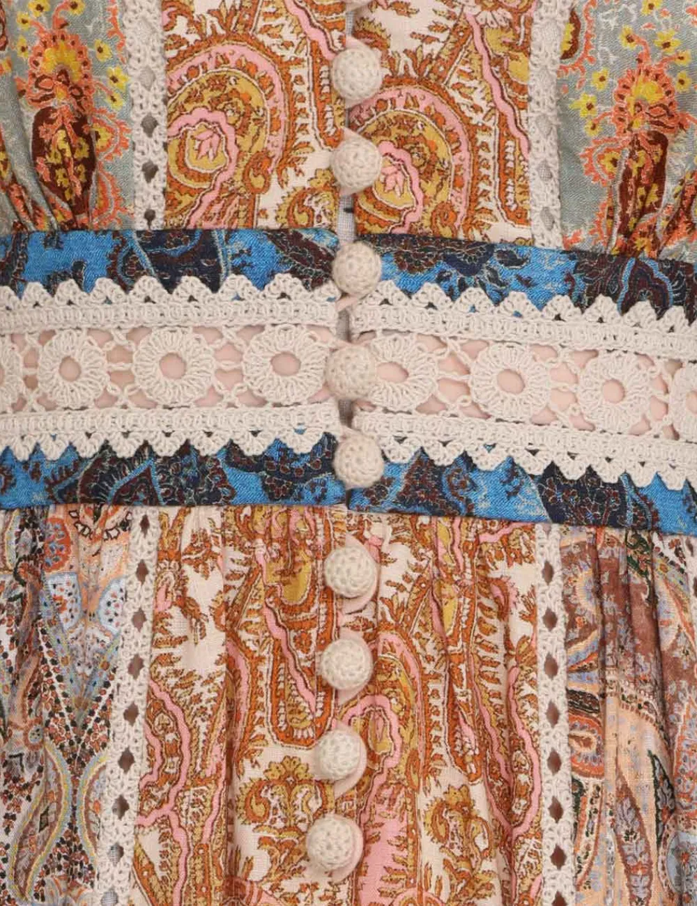 ZIMMERMANN Dresses & Coverups<Devi Spliced Midi Dress