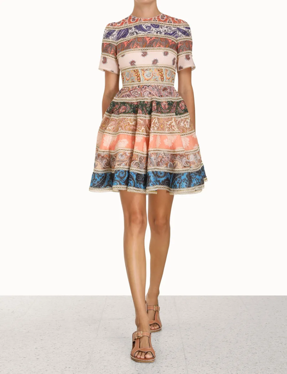 ZIMMERMANN Dresses & Coverups<Devi Spliced Mini Dress