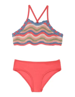 ZIMMERMANN Swimwear<Devi Textured Knit Bikini