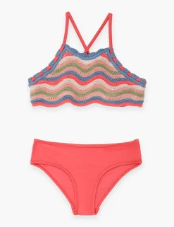 ZIMMERMANN Swimwear<Devi Textured Knit Bikini