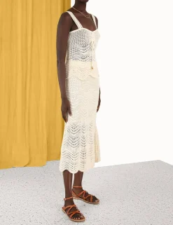 ZIMMERMANN In Denim<Devi Textured Knit Tank