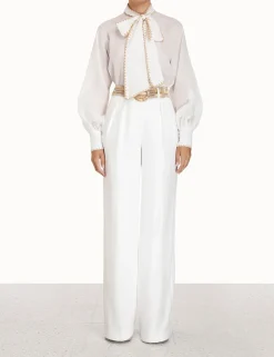 ZIMMERMANN Clothing<Devi Tie Neck Blouse