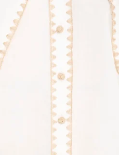 ZIMMERMANN Tops<Devi Tie Neck Blouse
