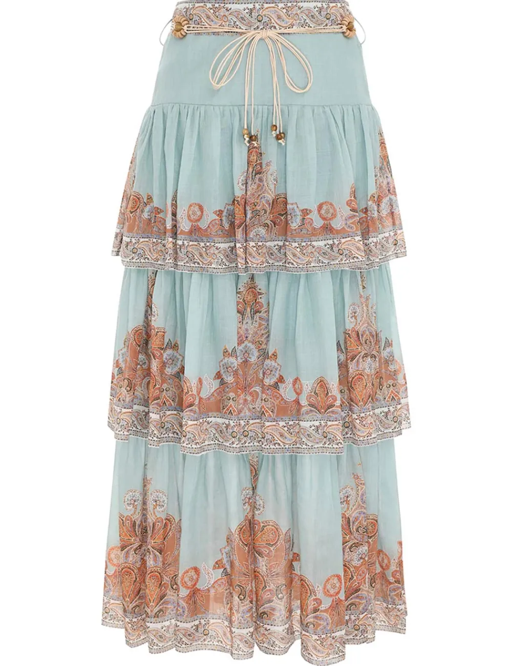 ZIMMERMANN Skirts<Devi Tiered Skirt