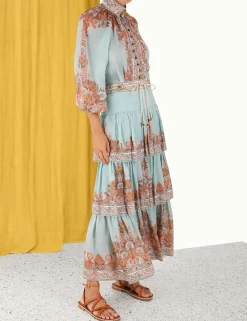 ZIMMERMANN Skirts<Devi Tiered Skirt