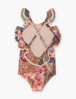 ZIMMERMANN Swimwear<Devi Trim Frill 1Pc