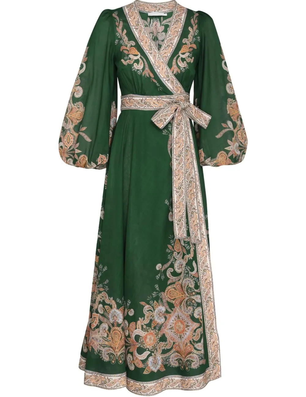 ZIMMERMANN Clothing<Devi Wrap Midi Dress