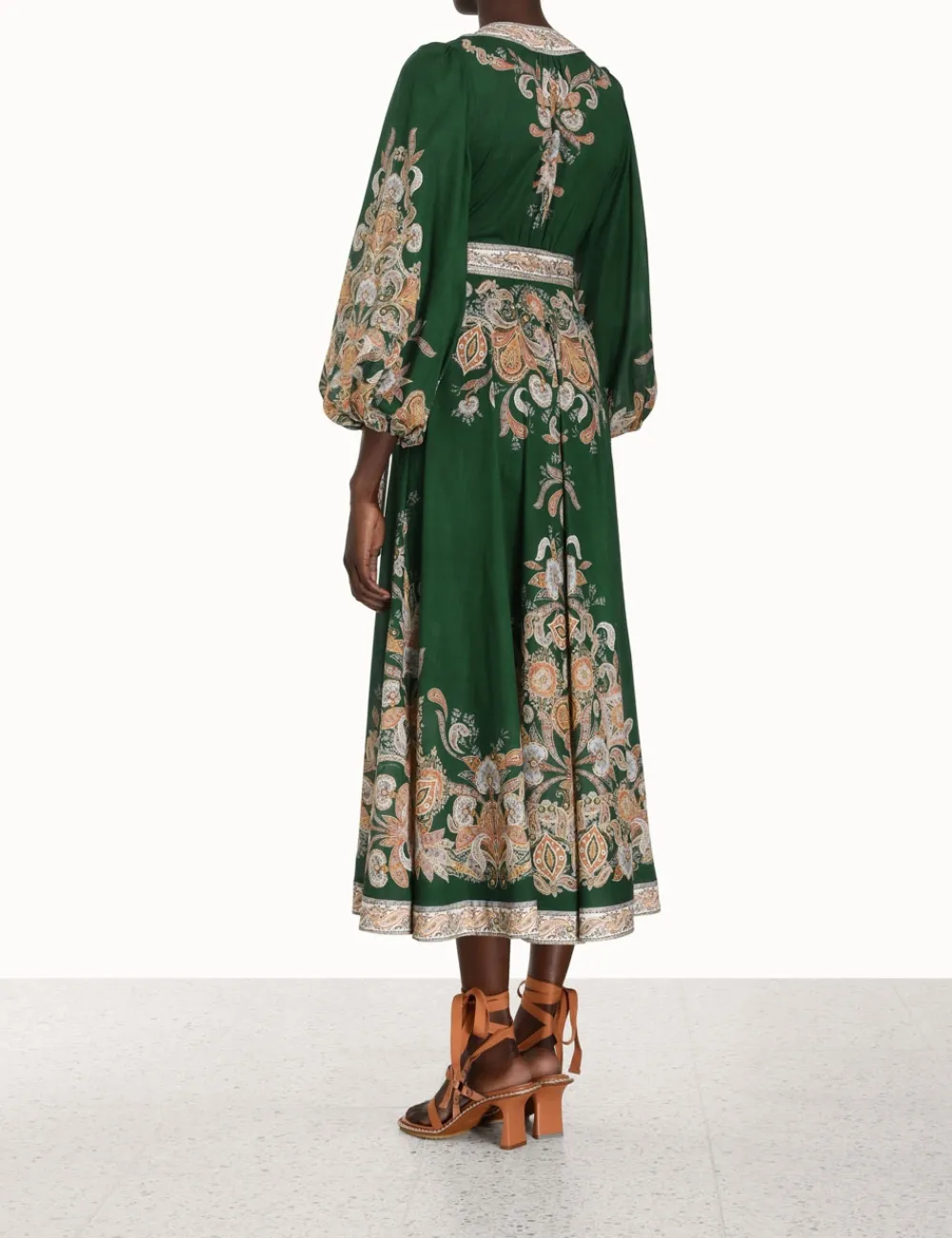 ZIMMERMANN Clothing<Devi Wrap Midi Dress
