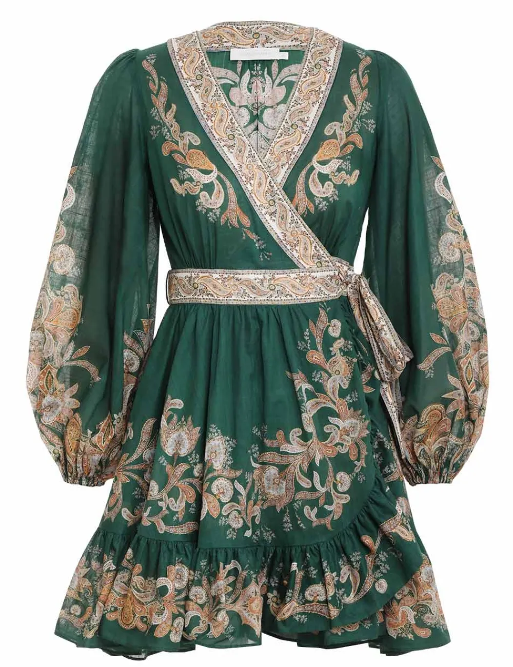 ZIMMERMANN Clothing<Devi Wrap Mini Dress