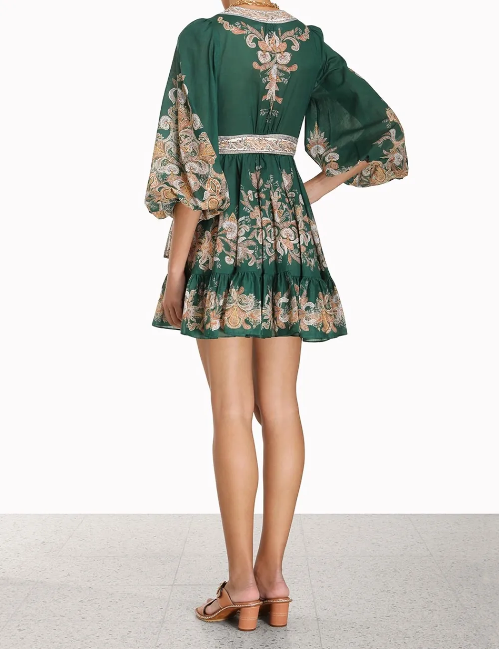 ZIMMERMANN Clothing<Devi Wrap Mini Dress