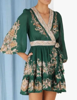 ZIMMERMANN Clothing<Devi Wrap Mini Dress