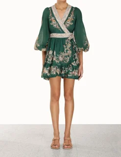ZIMMERMANN Dresses & Coverups<Devi Wrap Mini Dress