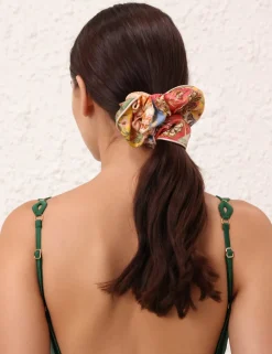 ZIMMERMANN Hair Accessories<Double Faced Silk Scrunchie