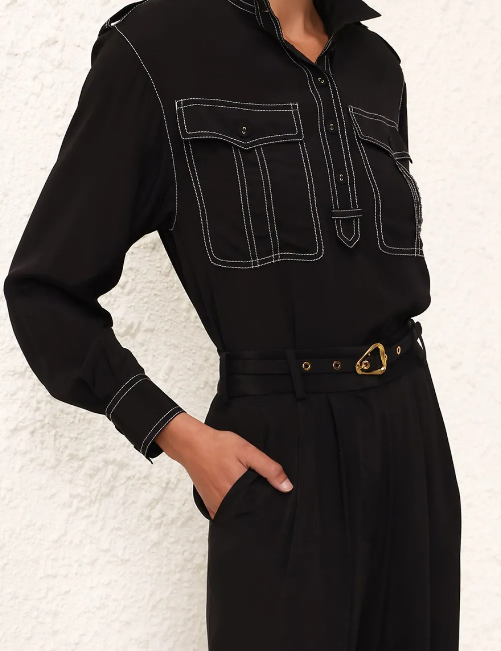 ZIMMERMANN Shorts & Pants<Double Tuck Pant