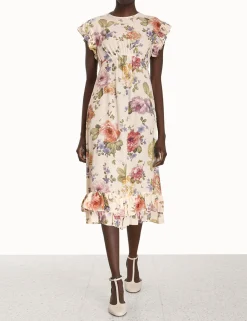 ZIMMERMANN Dresses<Frill Midi Dress