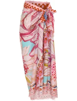 ZIMMERMANN Towels & Pareos<Fringe Cotton Pareo
