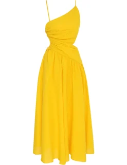 ZIMMERMANN Dresses & Coverups<Ginger Asymmetric Midi Dress