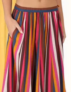 ZIMMERMANN Clothing<Ginger Draw Flare Skirt