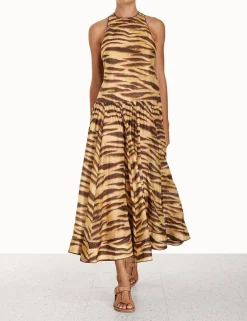 ZIMMERMANN Dresses & Coverups<Ginger Drop Waist Midi Dress