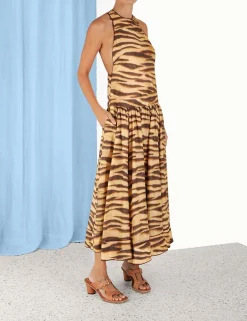 ZIMMERMANN Dresses & Coverups<Ginger Drop Waist Midi Dress