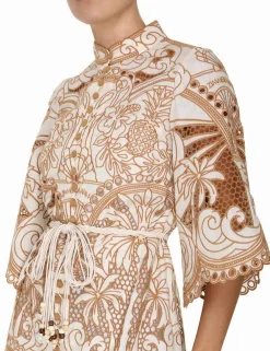ZIMMERMANN Dresses & Coverups<Ginger Embroidered Shirt Dress