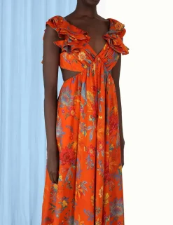 ZIMMERMANN Dresses & Coverups<Ginger Frill Midi Dress