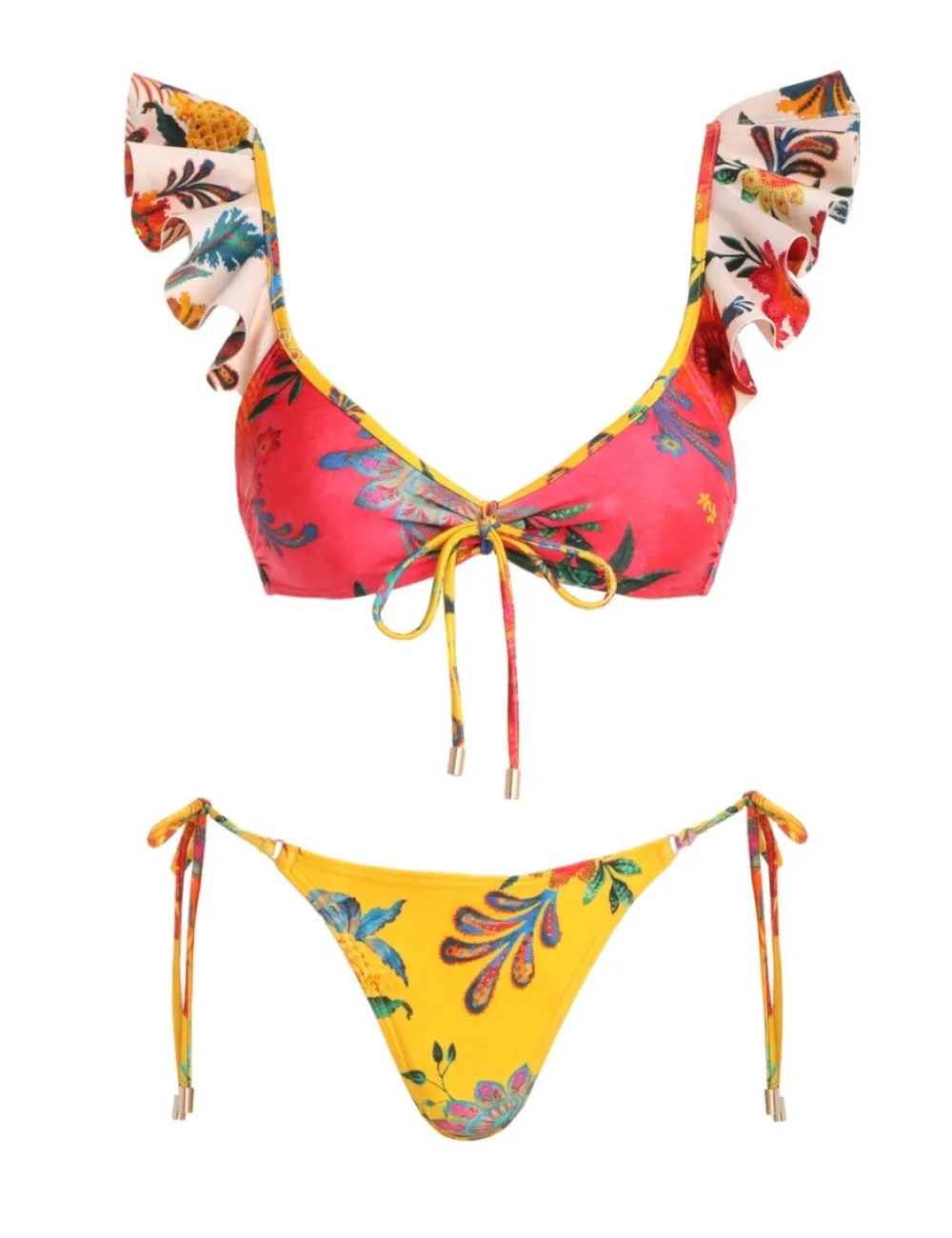 ZIMMERMANN Bikinis<Ginger Frill Shoulder Bikini
