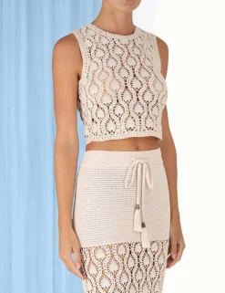 ZIMMERMANN Knitwear<Ginger Hand Crochet Tank