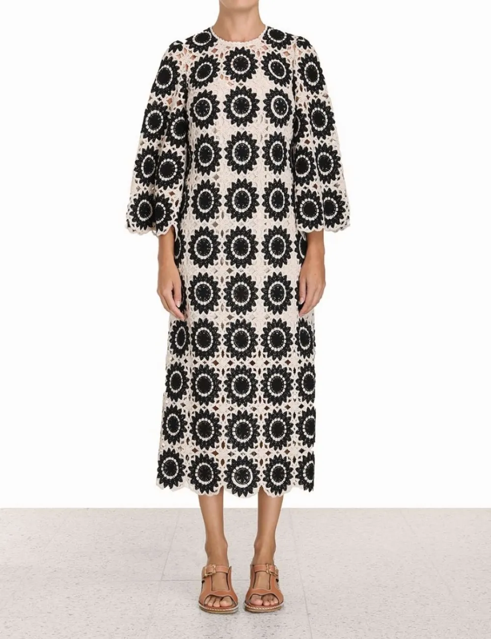 ZIMMERMANN Clothing<Ginger Lace Midi Dress