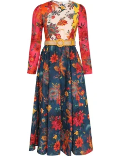 ZIMMERMANN Dresses & Coverups<Ginger Long Sleeve Midi Dress