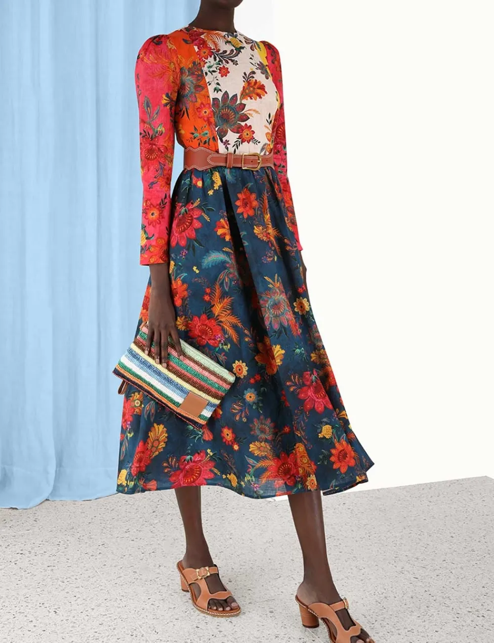 ZIMMERMANN Clothing<Ginger Long Sleeve Midi Dress