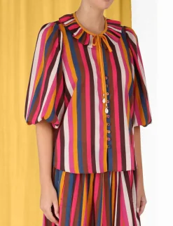 ZIMMERMANN Tops<Ginger Ruffle Neck Top