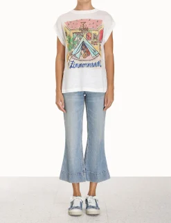 ZIMMERMANN Tops<Ginger Sleeveless Tee