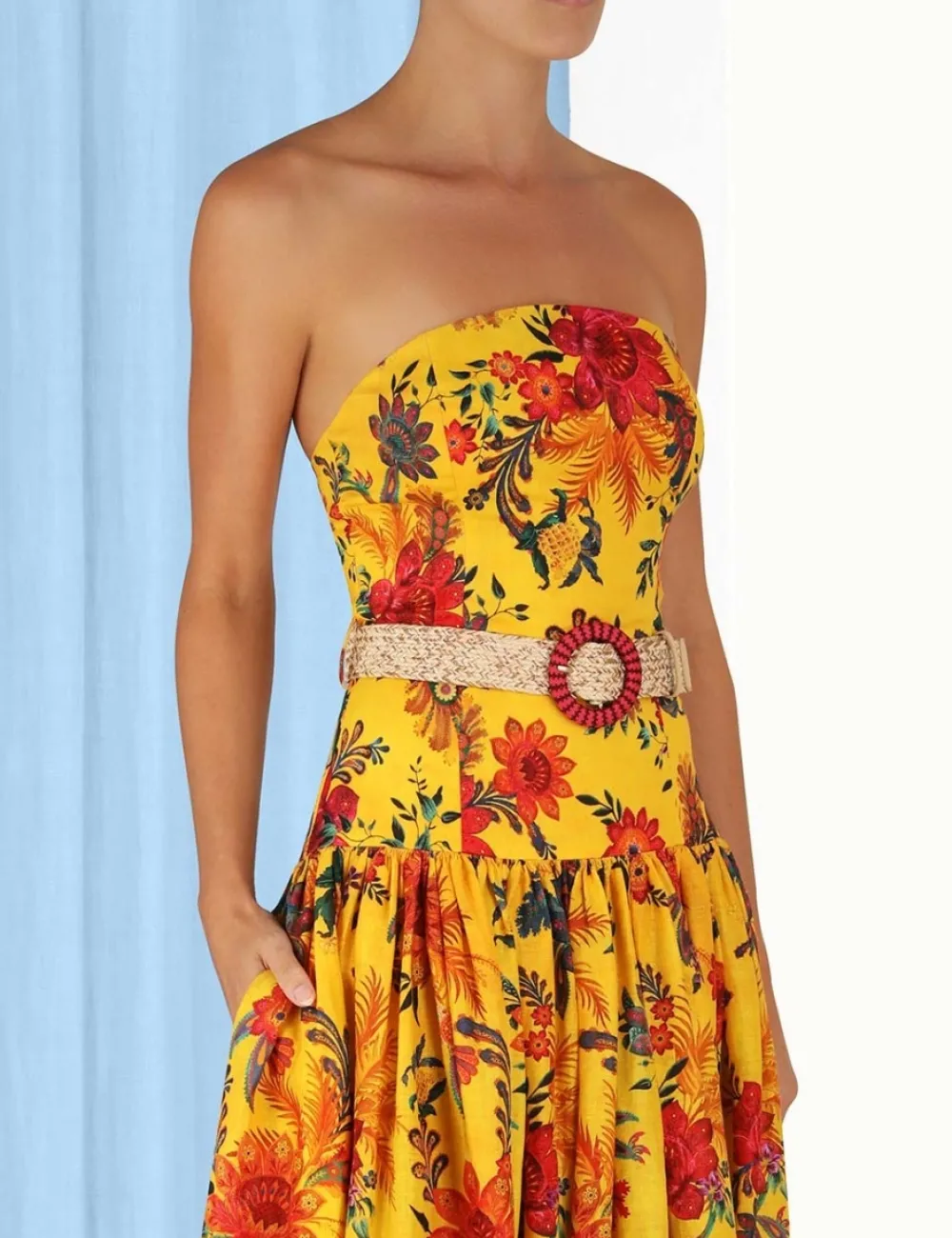 ZIMMERMANN Dresses & Coverups<Ginger Strapless Midi Dress
