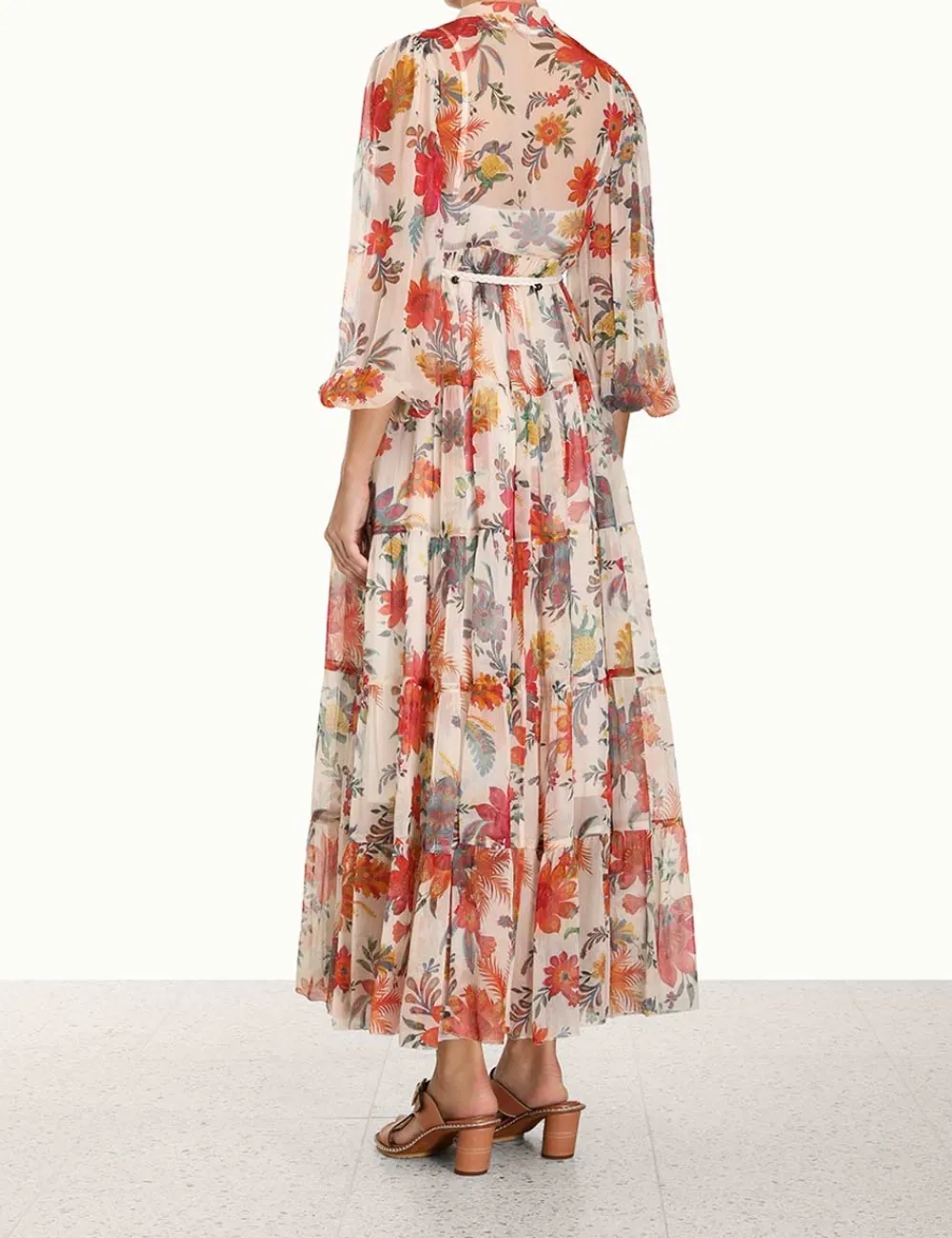 ZIMMERMANN Dresses & Coverups<Ginger Tiered Midi Dress