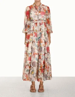 ZIMMERMANN Clothing<Ginger Tiered Midi Dress