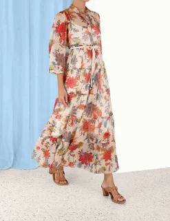 ZIMMERMANN Clothing<Ginger Tiered Midi Dress