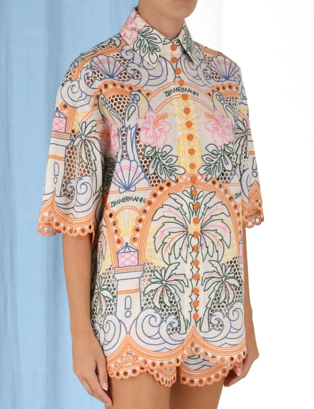 ZIMMERMANN Clothing<Ginger Tropical Shirt