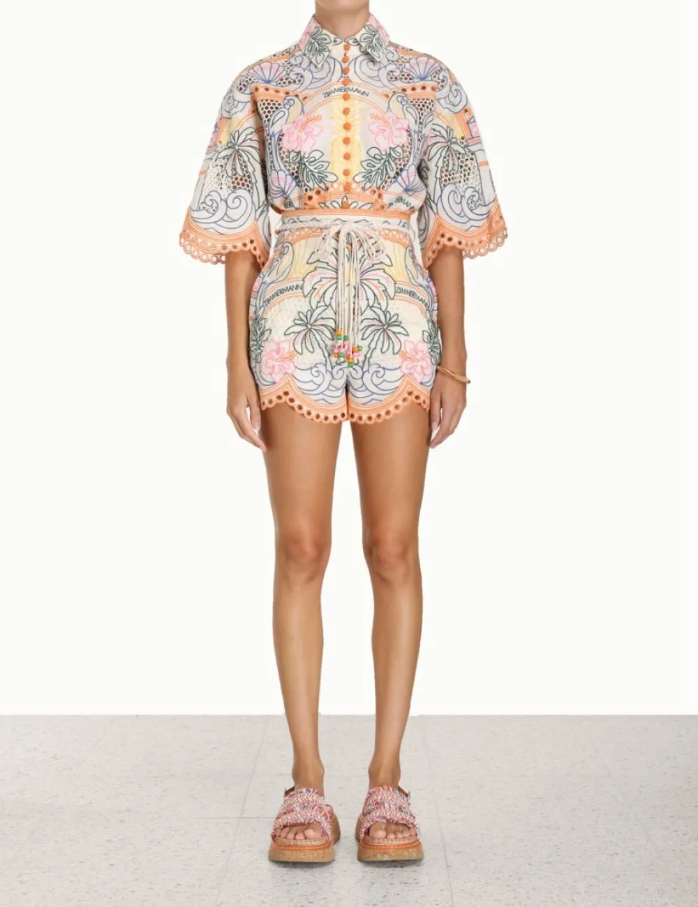 ZIMMERMANN Clothing<Ginger Tropical Shirt