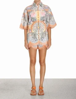 ZIMMERMANN Shorts & Pants<Ginger Tropical Short