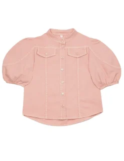 ZIMMERMANN Denim<Ginger Utility Denim Top