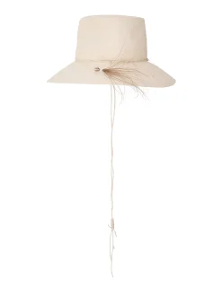 ZIMMERMANN Accessories<Glazed Straw Collapsible Hat