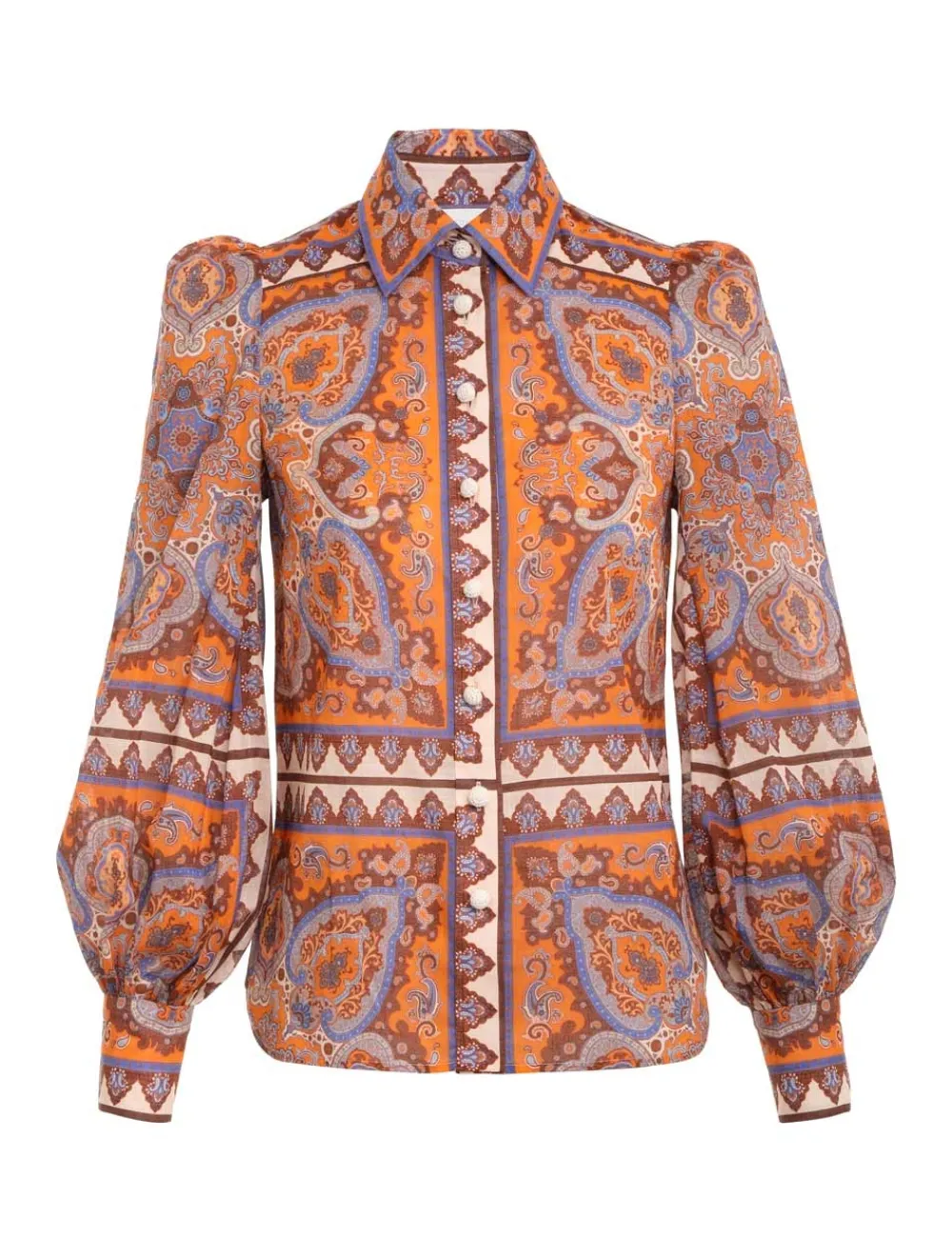 ZIMMERMANN Tops<Halcyon Blouson Blouse