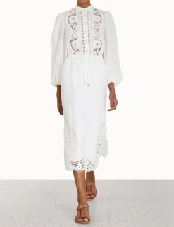 ZIMMERMANN Clothing<Halcyon Broderie Shirt